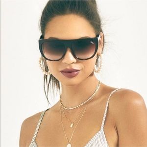 Quay Drama By Day Flat Top Sunglasses